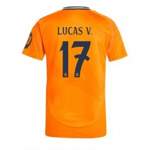 Real Madrid Lucas Vazquez #17 Venkovní Dres 2024-25 Krátký Rukáv